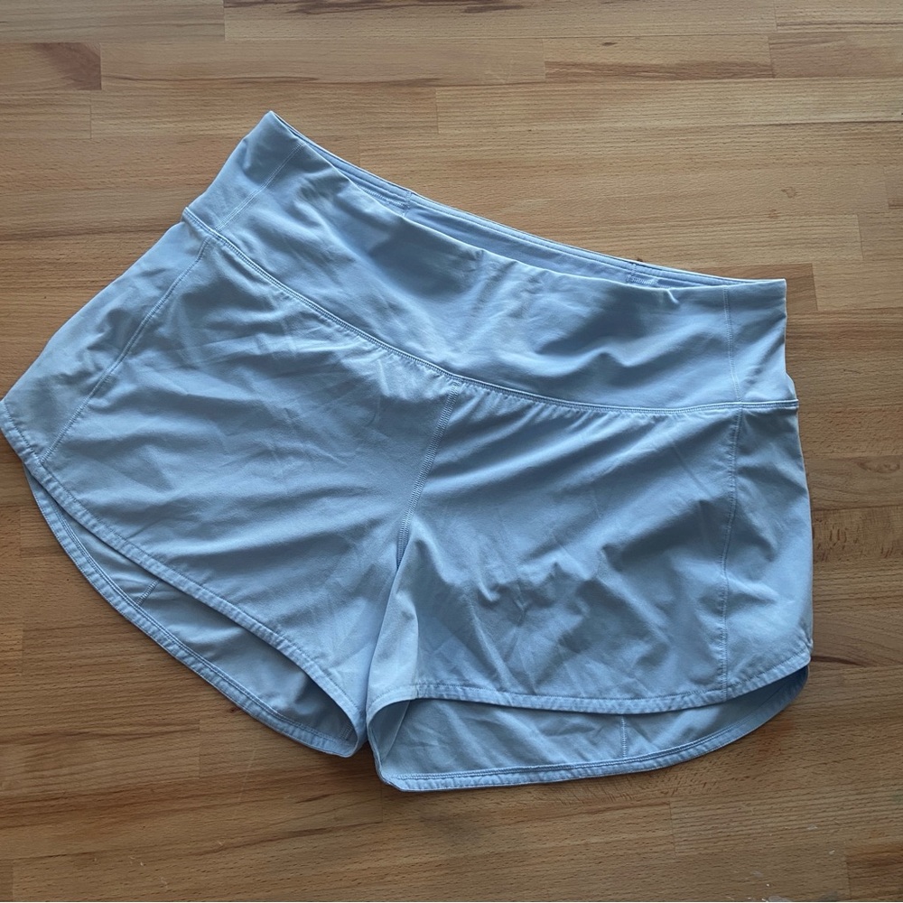 Lululemon shorts light blue